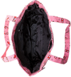 Pretty in Pink Lipstick Heart Tote Bag