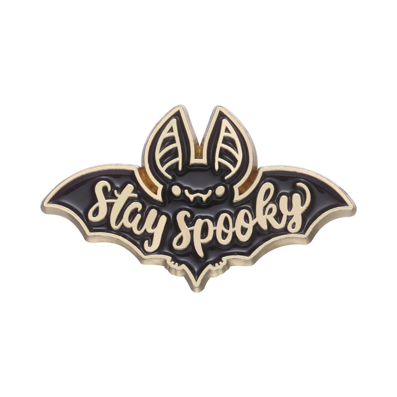 "Stay Spooky" Bat Enamel Pin