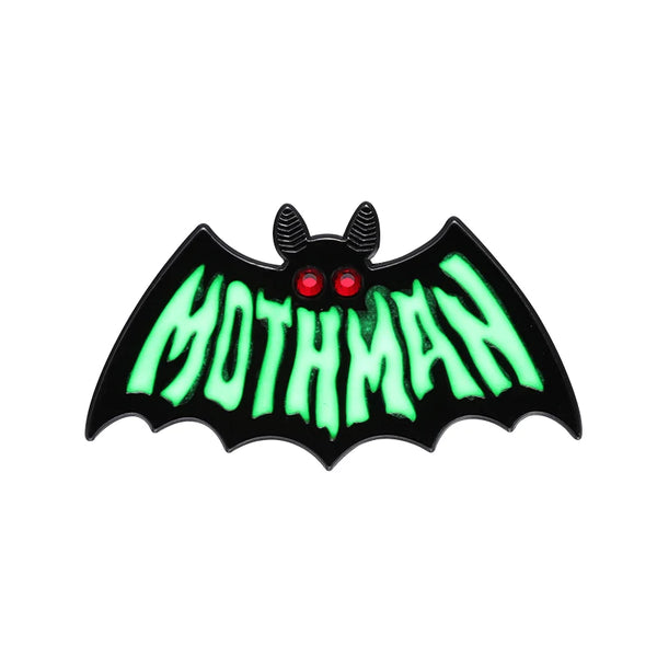 Mothman Logo Enamel Pin