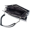 Skull Kiss Lock Deluxe Patent Coffin Handbag