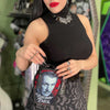 Vincent Price Red Repeat Coffin Clip Pouch