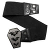 Elastic Waist Belt Bat Coffin buckle detail