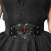 Elastic Waist Belt Black Widow Heart worn