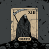 Death Tarot Card Ankle Socks artwork