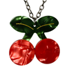 Layered Cherry Necklace, alternate view