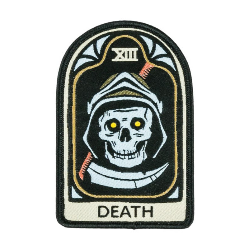 Death Tarot Nouveau iron-on patch