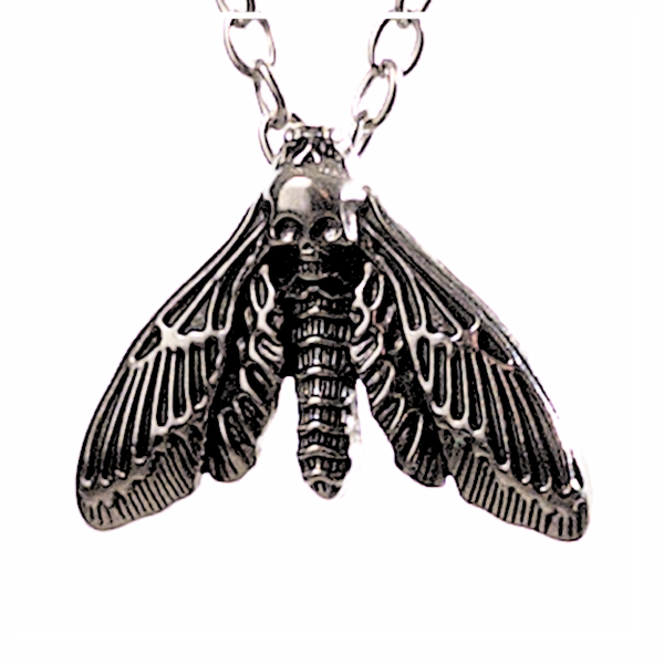 Death's-Head Moth Necklace pendant detail