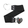 Elastic Waist Belt Black Widow Heart, alternate view