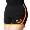 Pumpkin Trick Or Treat Womens Booty Shorts