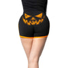 Pumpkin Trick Or Treat Womens Booty Shorts