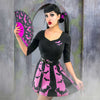Bat Scallop Fan Pink