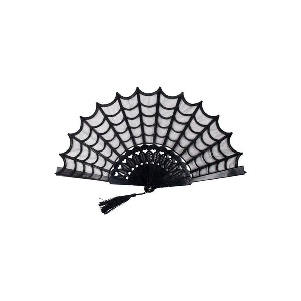 Spiderweb Lace Hand Fan