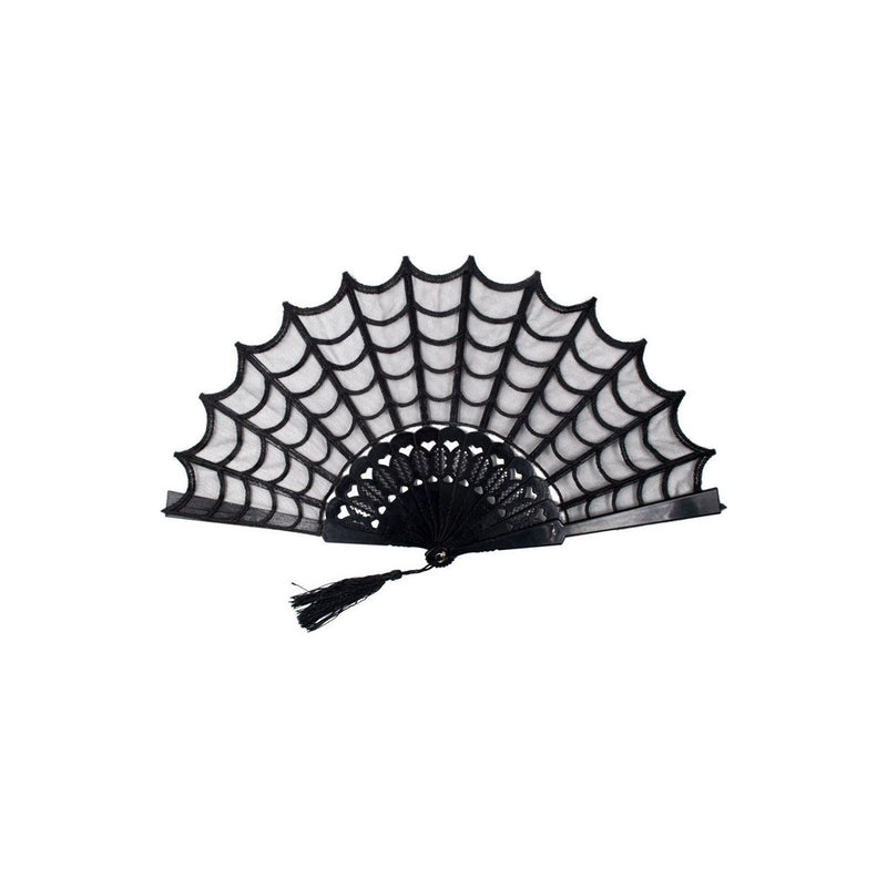 Spiderweb Lace Hand Fan