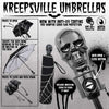 Skull Handle Spiderweb Anti UV Umbrella