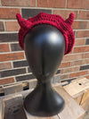 Devil Horn Beret front view
