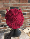 Devil Horn Beret top view