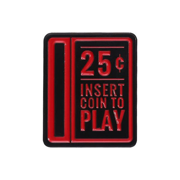Coin Mech enamel pin — Spooky Stitchcrafts