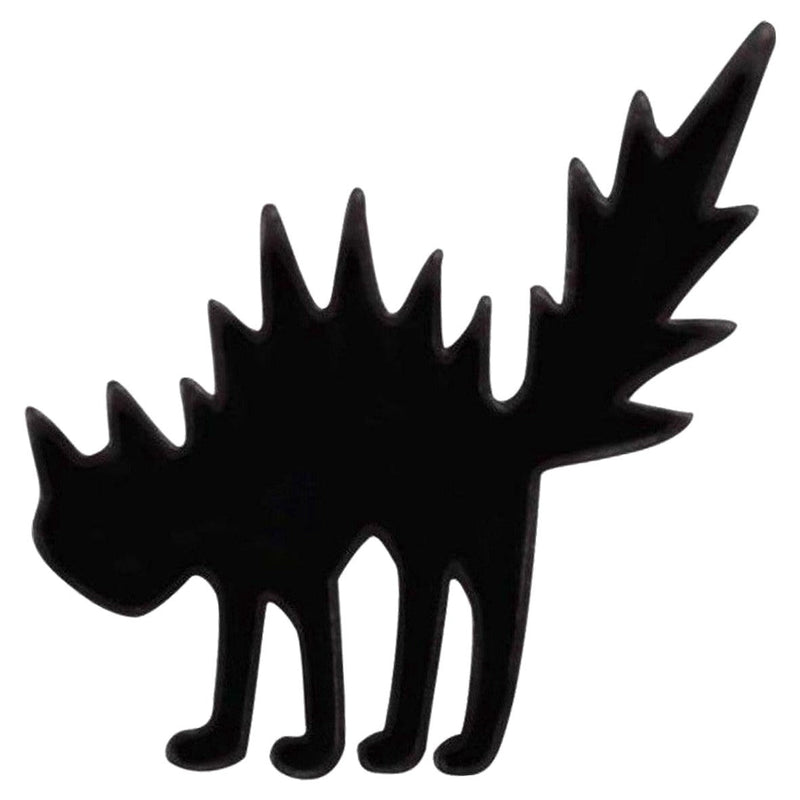 Scaredy Cat enamel pin — Spooky Stitchcrafts