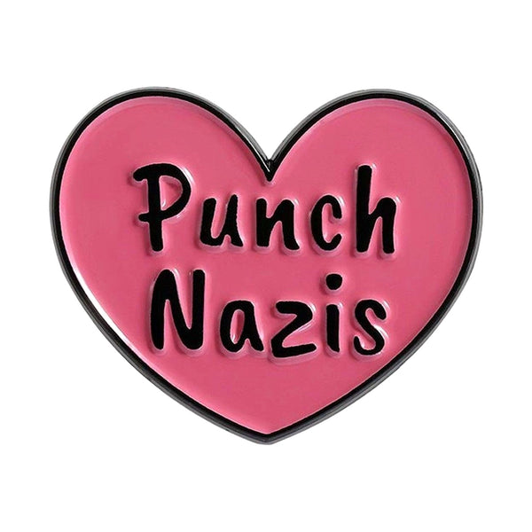 Punch Nazis enamel pin — Spooky Stitchcrafts