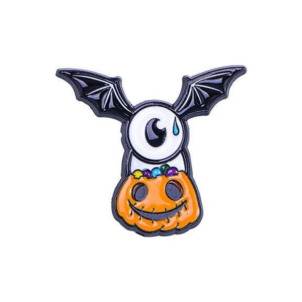 Cyclops Bat Pumpkin Pin