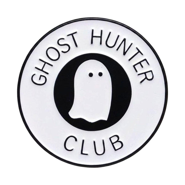 Ghost Hunter Club enamel pin — Spooky Stitchcrafts