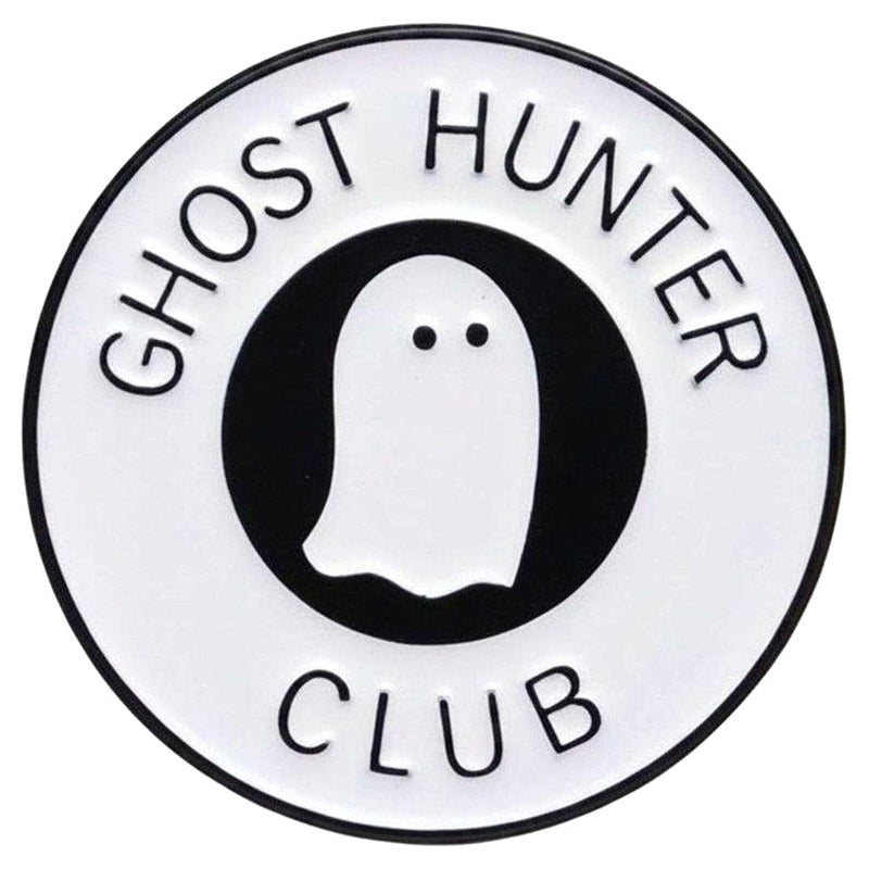 Ghost Hunter Club enamel pin — Spooky Stitchcrafts