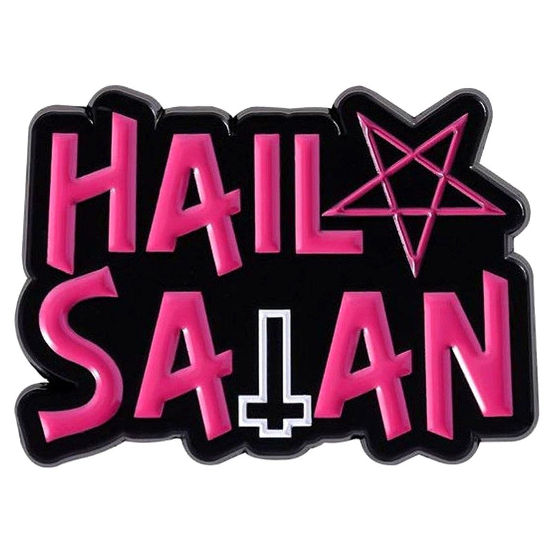 Hail Satan enamel pin — Spooky Stitchcrafts