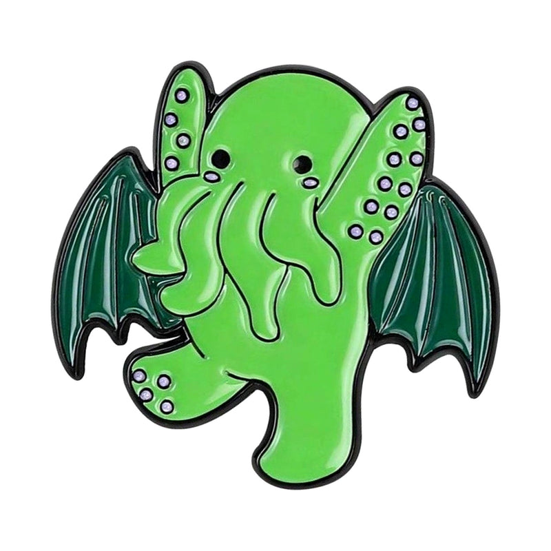 Hooray Cthulhu enamel pin — Spooky Stitchcrafts