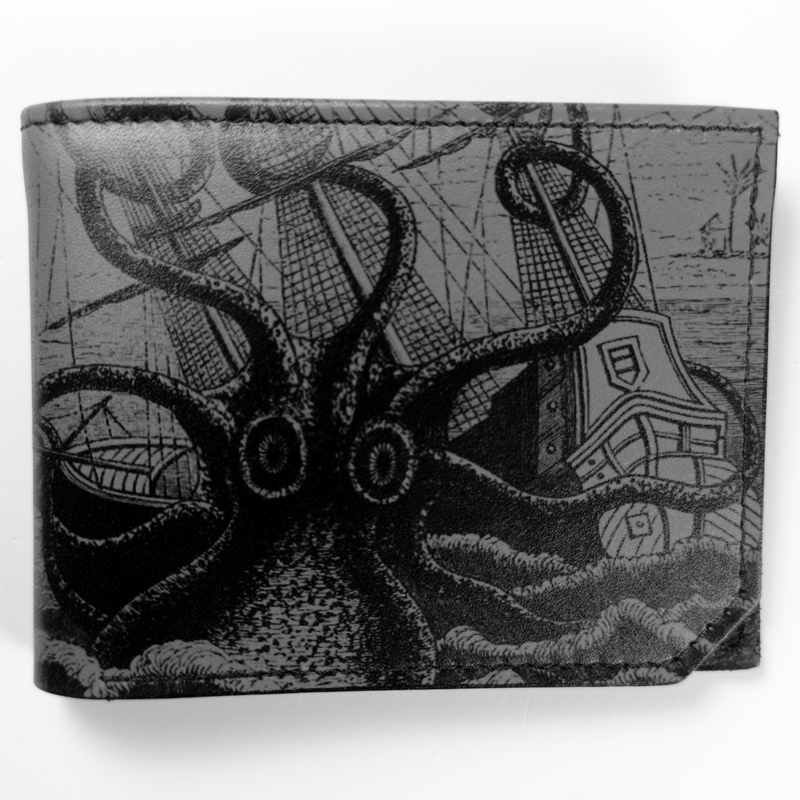 Octopus Attacks Wallet front view