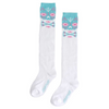 Pastel Sugar Skull Knee High Socks, alternate view