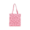 Pretty in Pink Lipstick Heart Tote Bag
