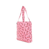 Pretty in Pink Lipstick Heart Tote Bag, alternate view