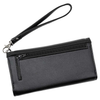 RIP Bat Embossed Trifold Wallet, interior view with card slots and clear ID window