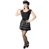 Spiderweb White Skater Skirt