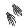 Skeleton Hand Hair Clip in matte black, alternate view