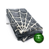 Spiderweb glow in the dark throw blanket, alternate view