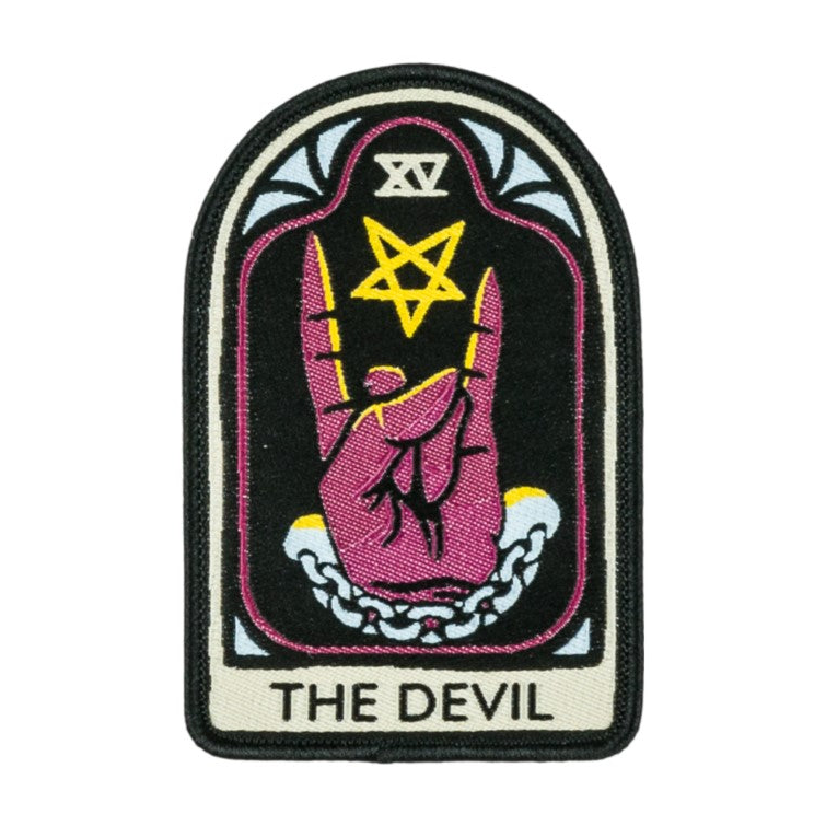 The Devil Tarot Nouveau iron-on patch