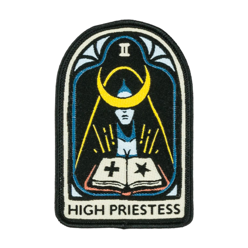 The High Priestess Tarot Nouveau iron-on patch