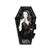 Vampira Cobweb Glitter Coffin Compact, coffin-shaped compact mirror in cobweb glitter