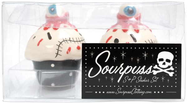 Bloody Cupcake Salt & Pepper Shakers