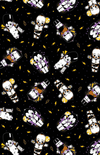 Kewpie Monsters Shower Curtain