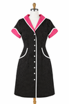Peggy Sue Polka Dot Diner Dress, alternate view
