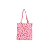 Pretty in Pink Lipstick Heart Tote Bag