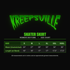 Kreepsville Skater Skirt size chart
