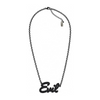 Evil Black Rhinestone Necklace