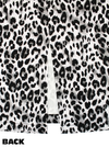 Gray Leopard Print Retro Pencil Skirt