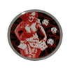 Rockabilly Pin-Up Girls Coaster Set