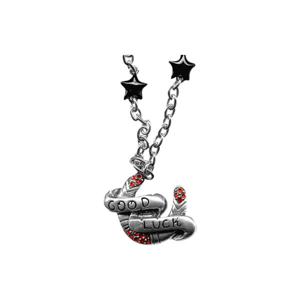 Good Luck Horseshoe Charm Necklace