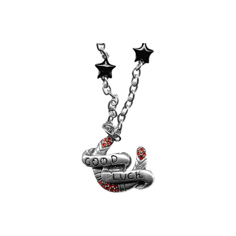 Good Luck Horseshoe Charm Necklace